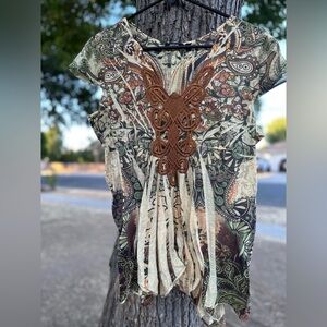 Apt. 9 Women's Multicolor Paisley Blouse